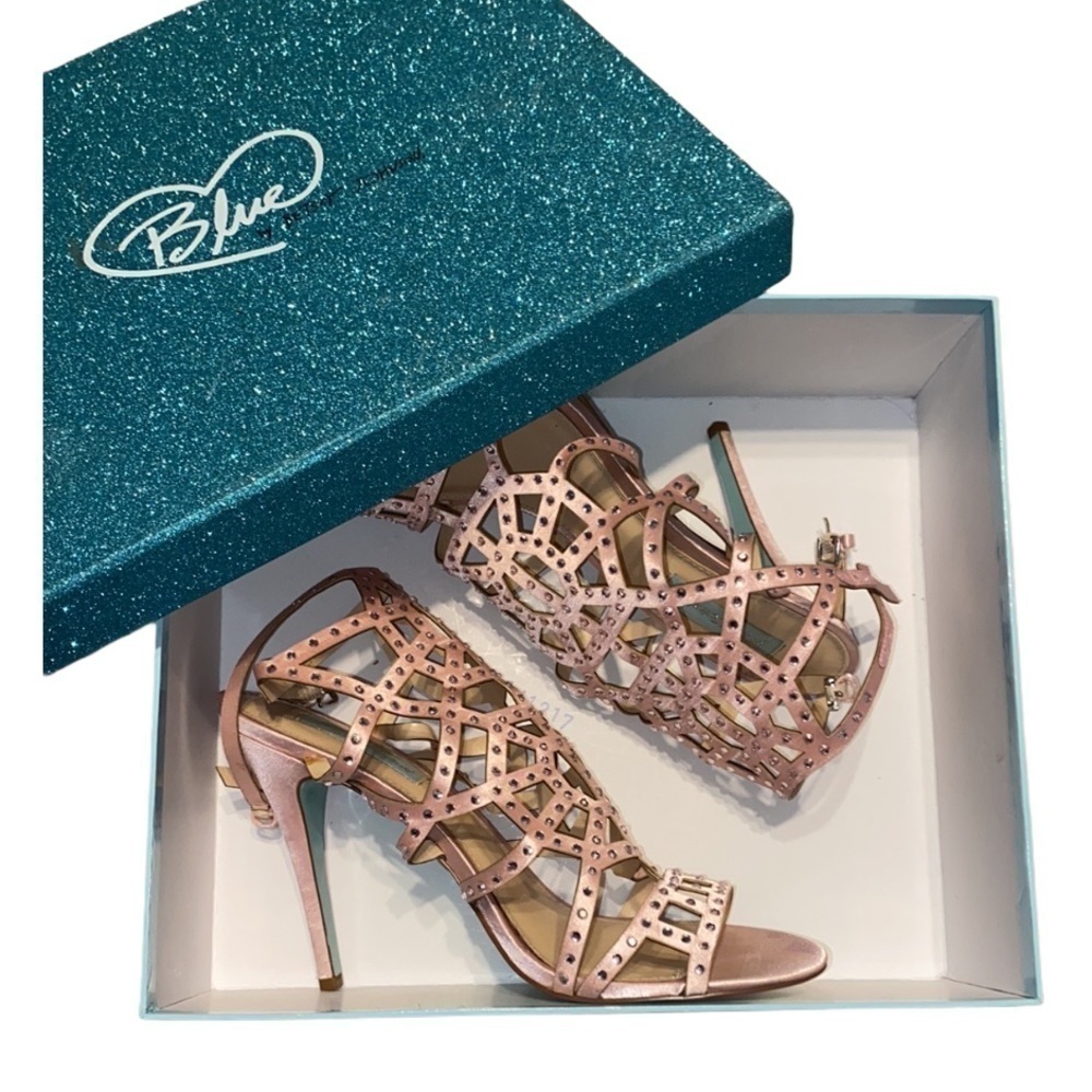 Betsy Johnson SB-Carat heels Pink 9 1/2 - Picture 2 of 15